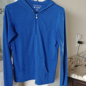 Coolibar Seaside hoodie royal blue